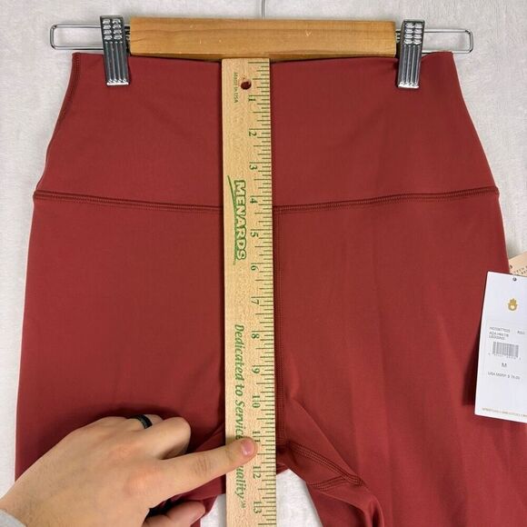 New Spiritual Gangster Brick Red Ada High Waisted 7/8 Leggings Size Medium - Picture 8 of 15